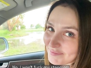 - Fuck me please!"" Stepson fucked a young stepmom after her quarrel with her father